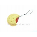 Strawberry  Biscuit Phone Chain